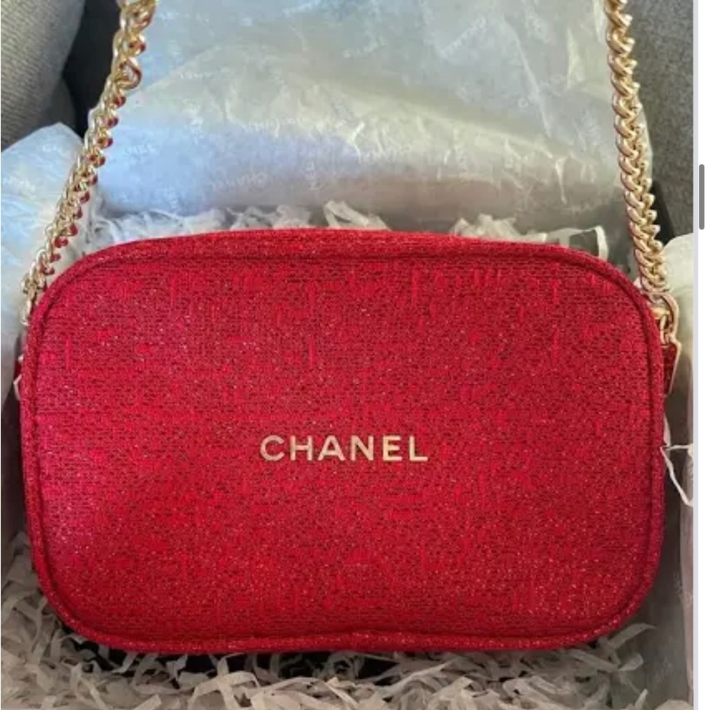 Chanel Cosmetic Pouch to Crossbody Bag